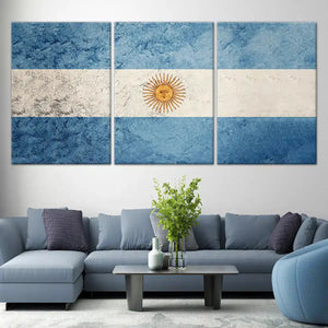 Argentinian Flag Wall Art Canvas Print-Stunning Canvas Prints