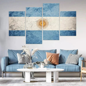 Argentinian Flag Wall Art Canvas Print-Stunning Canvas Prints