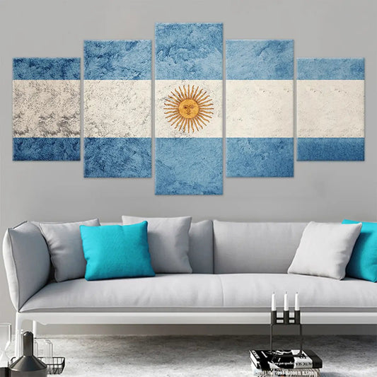 Argentinian Flag Wall Art Canvas Print-Stunning Canvas Prints