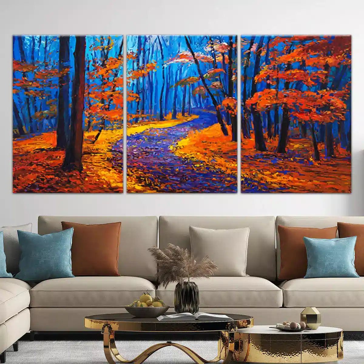 Colorful Autumn Forest Wall Art Canvas-Stunning Canvas Prints