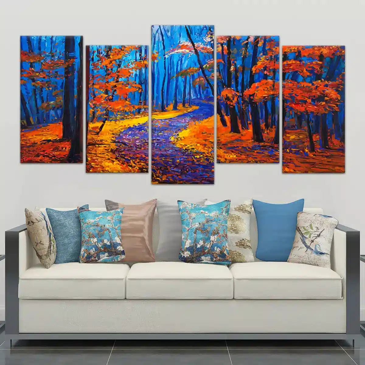 Colorful Autumn Forest Wall Art Canvas-Stunning Canvas Prints