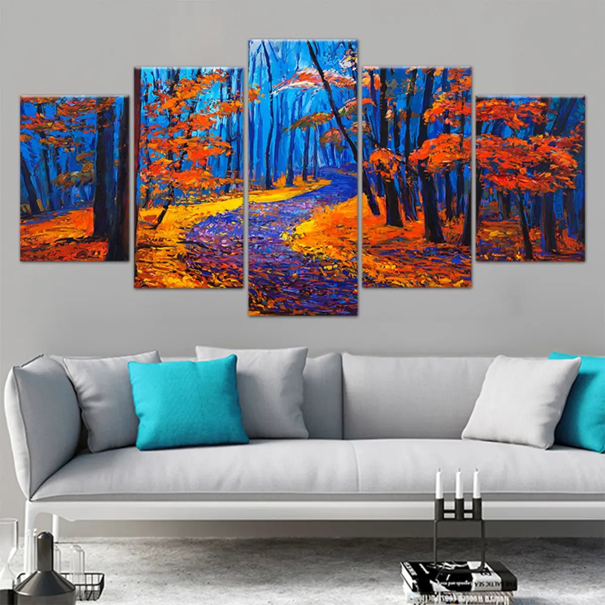 Colorful Autumn Forest Wall Art Canvas-Stunning Canvas Prints