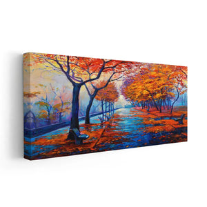 Vibrant Autumn Forest Wall Art Canvas-Stunning Canvas Prints