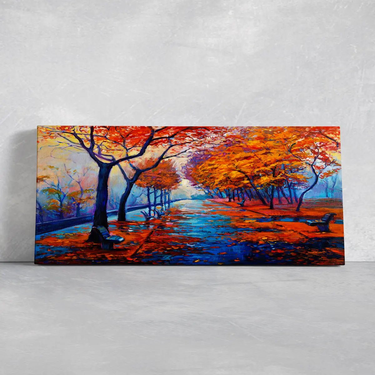 Vibrant Autumn Forest Wall Art Canvas-Stunning Canvas Prints