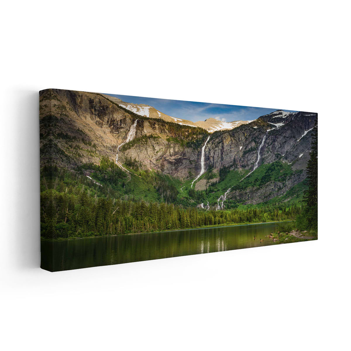 Avalanche Lake Wall Art Canvas-Stunning Canvas Prints