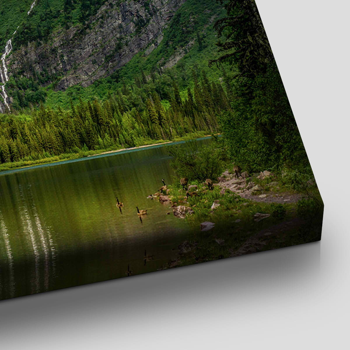 Avalanche Lake Wall Art Canvas-Stunning Canvas Prints