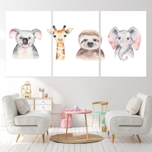 Baby Animals Wall Art Canvas Print-Stunning Canvas Prints