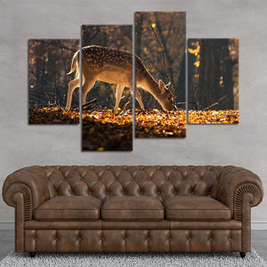 Baby Whitetail Deer Wall Art Canvas-Stunning Canvas Prints