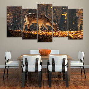 Baby Whitetail Deer Wall Art Canvas-Stunning Canvas Prints