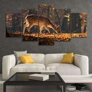 Baby Whitetail Deer Wall Art Canvas-Stunning Canvas Prints