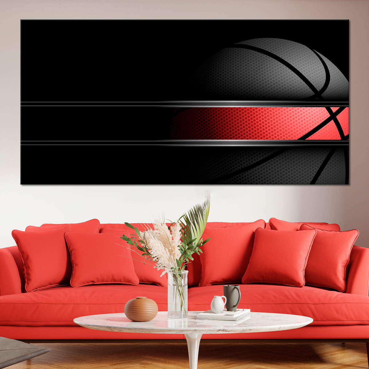 Basketball Pop Wall Art Canvas Print-Stunning Canvas Prints