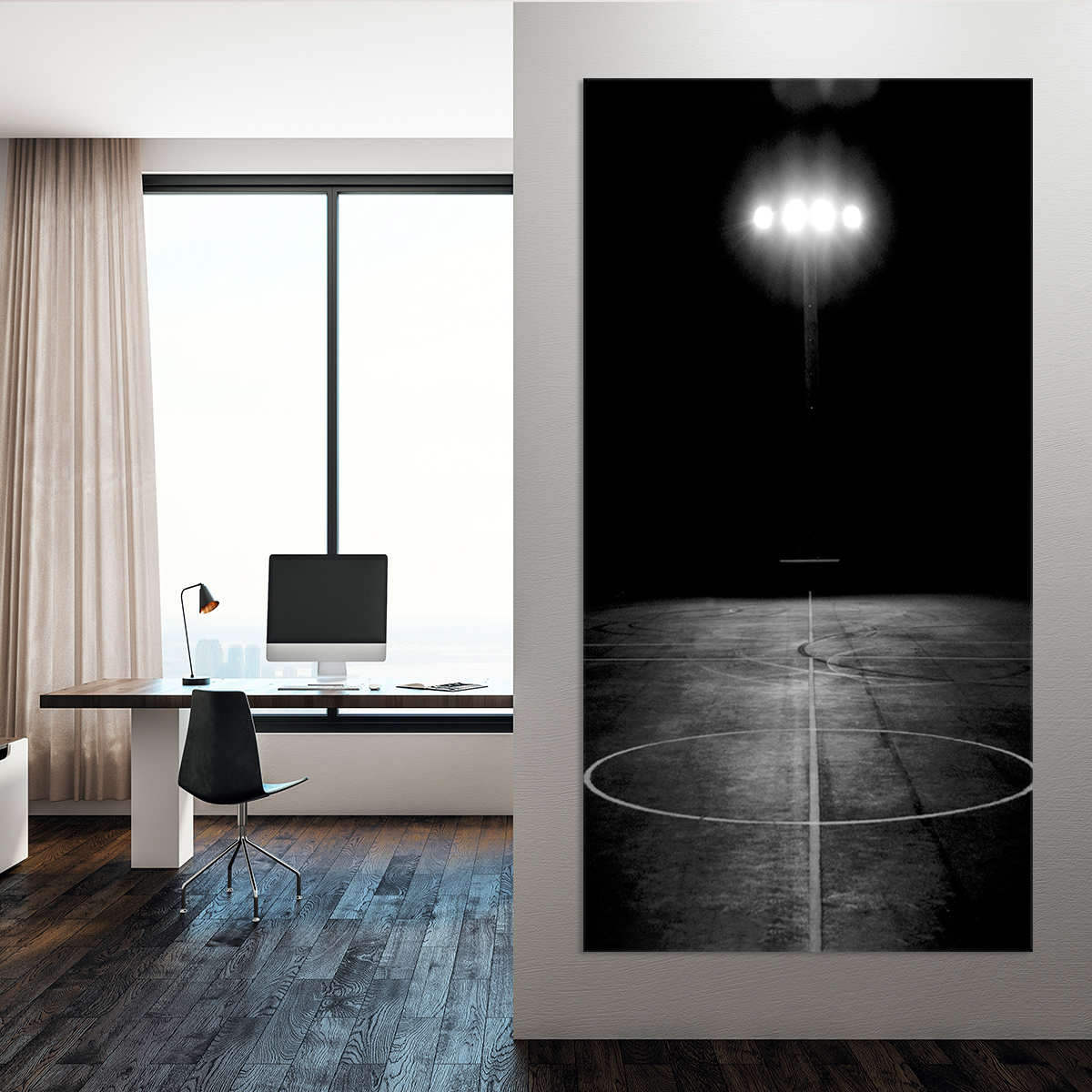 Basketball Court Wall Art Canvas Print-Stunning Canvas Prints