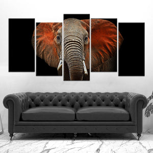 African Elephant Head Wall Art Canvas-Stunning Canvas Prints