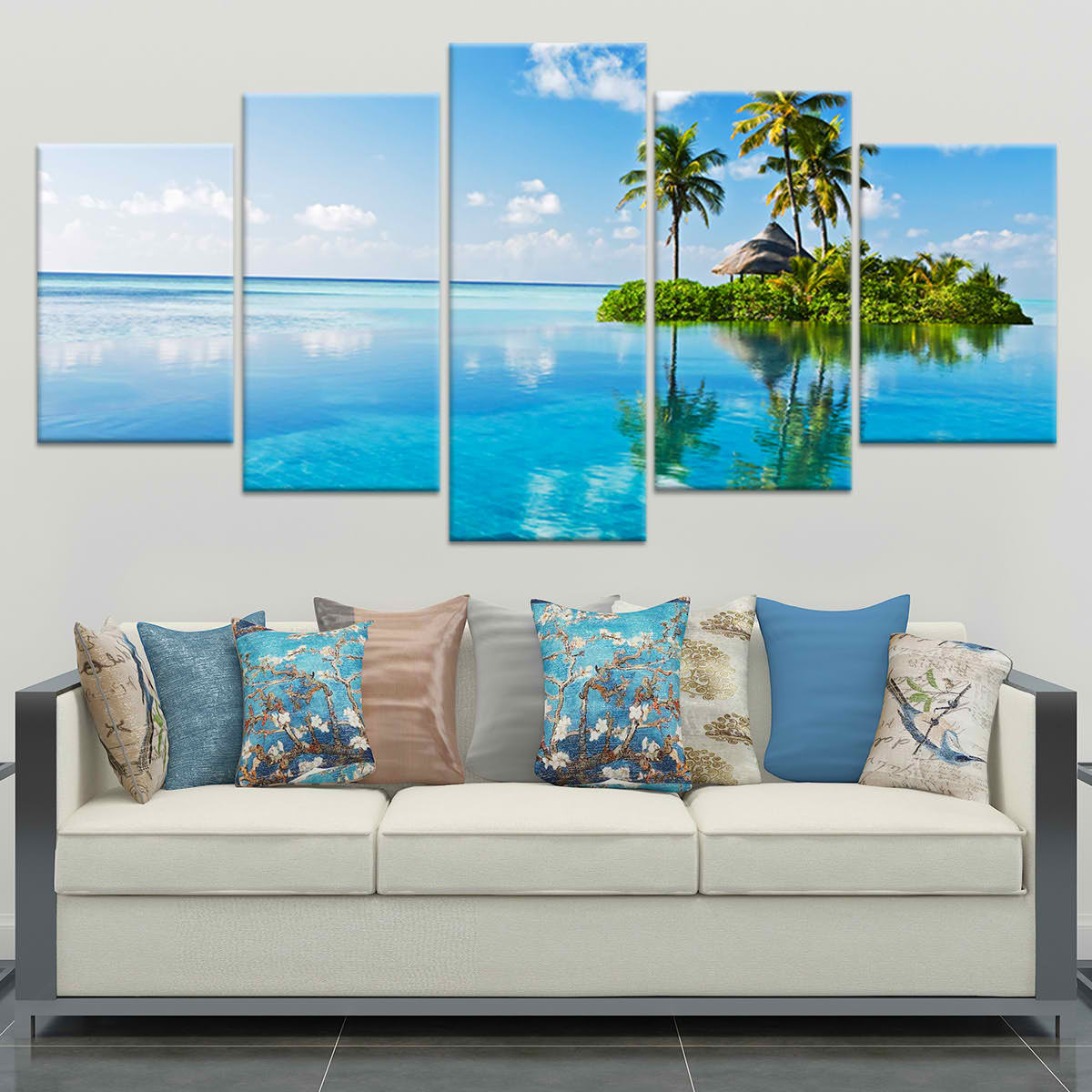 Tropical Island Wall Art Canvas-Stunning Canvas Prints