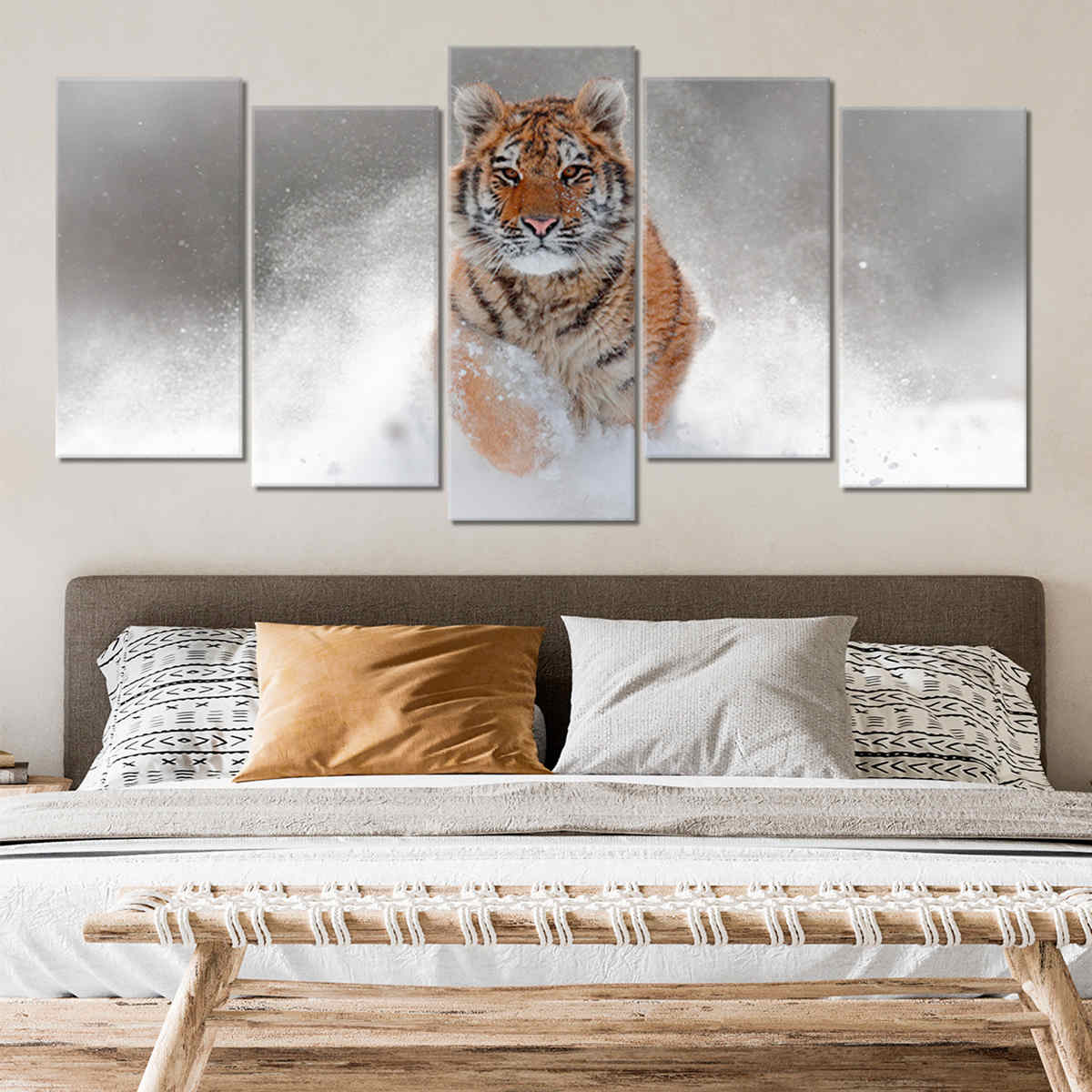 Majestic Bengal Tiger Wall Art Canvas-Stunning Canvas Prints