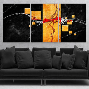 Bold Geometric Abstract Wall Art-Stunning Canvas Prints