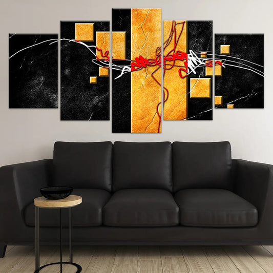 Bold Geometric Abstract Wall Art-Stunning Canvas Prints