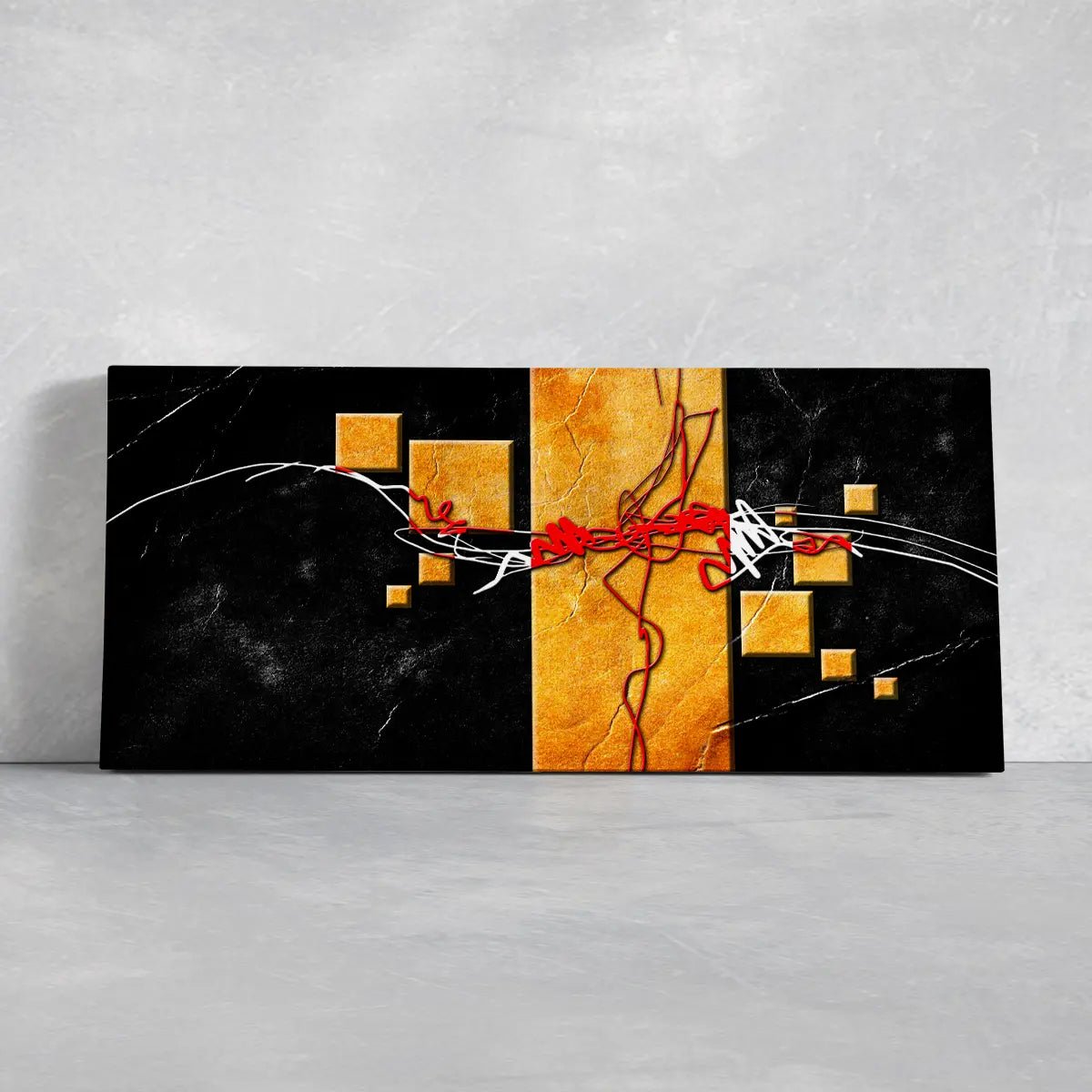 Bold Geometric Abstract Wall Art-Stunning Canvas Prints