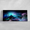 Large Framed Black and Blue Abstract Wall Art For Living Room Wall | Clouds Art-Stunning Canvas Prints