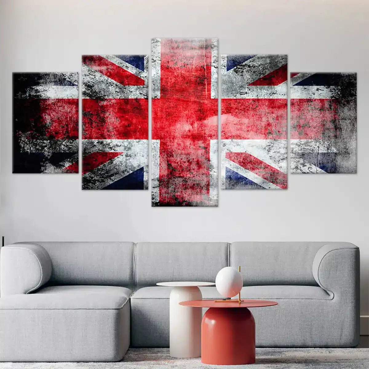 Modern UK British Flag Wall Art Canvas Print-Stunning Canvas Prints