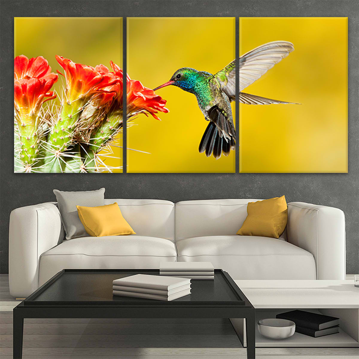 Green Hummingbird Wall Art Canvas-Stunning Canvas Prints