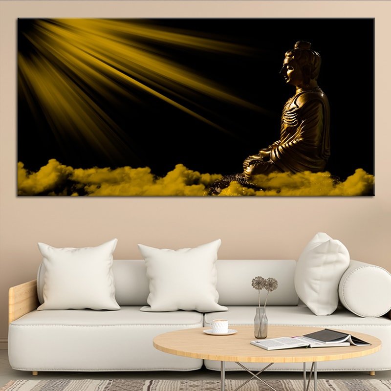 Sitting Buddha Wall Art Canvas Print-Stunning Canvas Prints