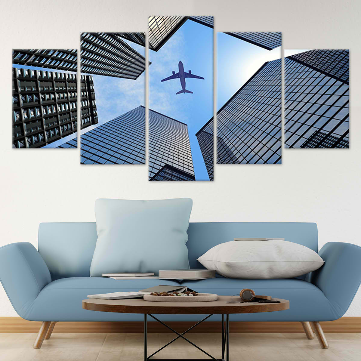 Flying Airplane Wall Art Canvas Print-Stunning Canvas Prints