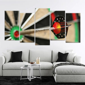 Bullseye Dartboard Wall Art Canvas Print-Stunning Canvas Prints