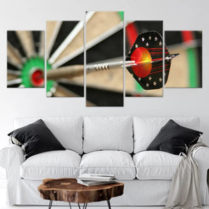 Bullseye Dartboard Wall Art Canvas Print-Stunning Canvas Prints