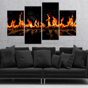 Fire Wall Art Canvas Print-Stunning Canvas Prints