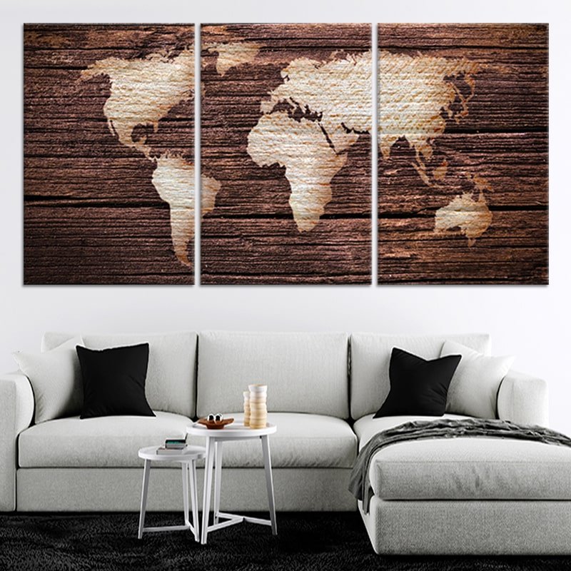 Wood Texture World Wall Art Canvas Print-Stunning Canvas Prints