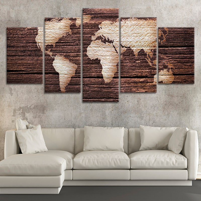 Wood Texture World Wall Art Canvas Print-Stunning Canvas Prints