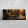 Cabin By The River Wall Art Canvas Print-Stunning Canvas Prints