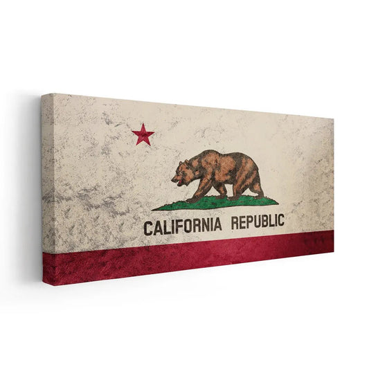 California Flag Wall Art Canvas Print-Stunning Canvas Prints