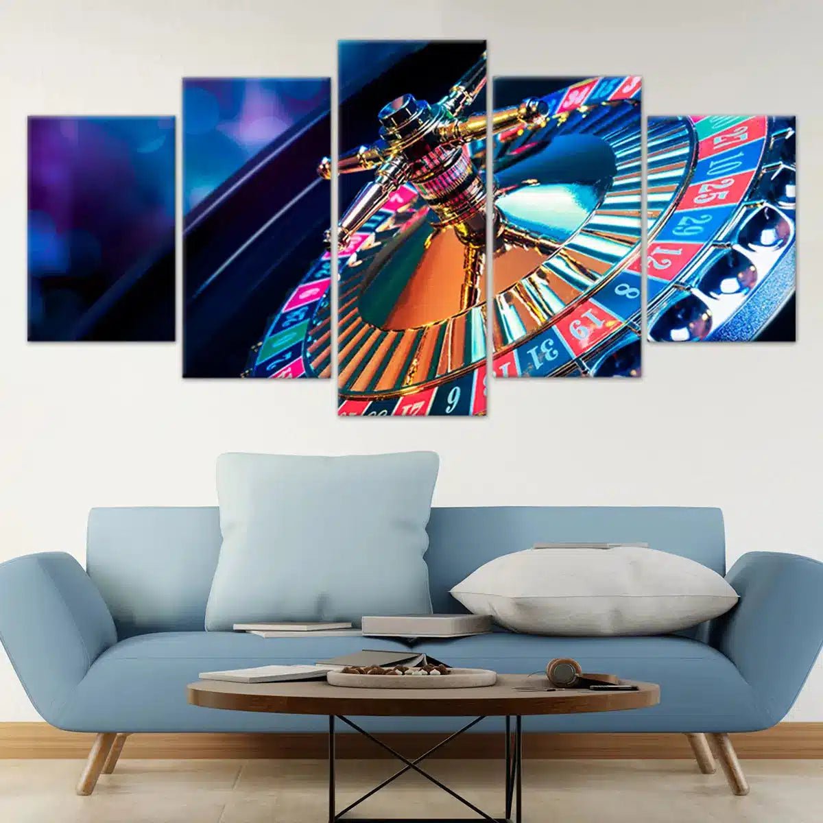 Roulette Wheel Wall Art Canvas Print-Stunning Canvas Prints