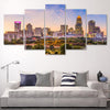 Charlotte Skyline Wall Art Canvas-Stunning Canvas Prints