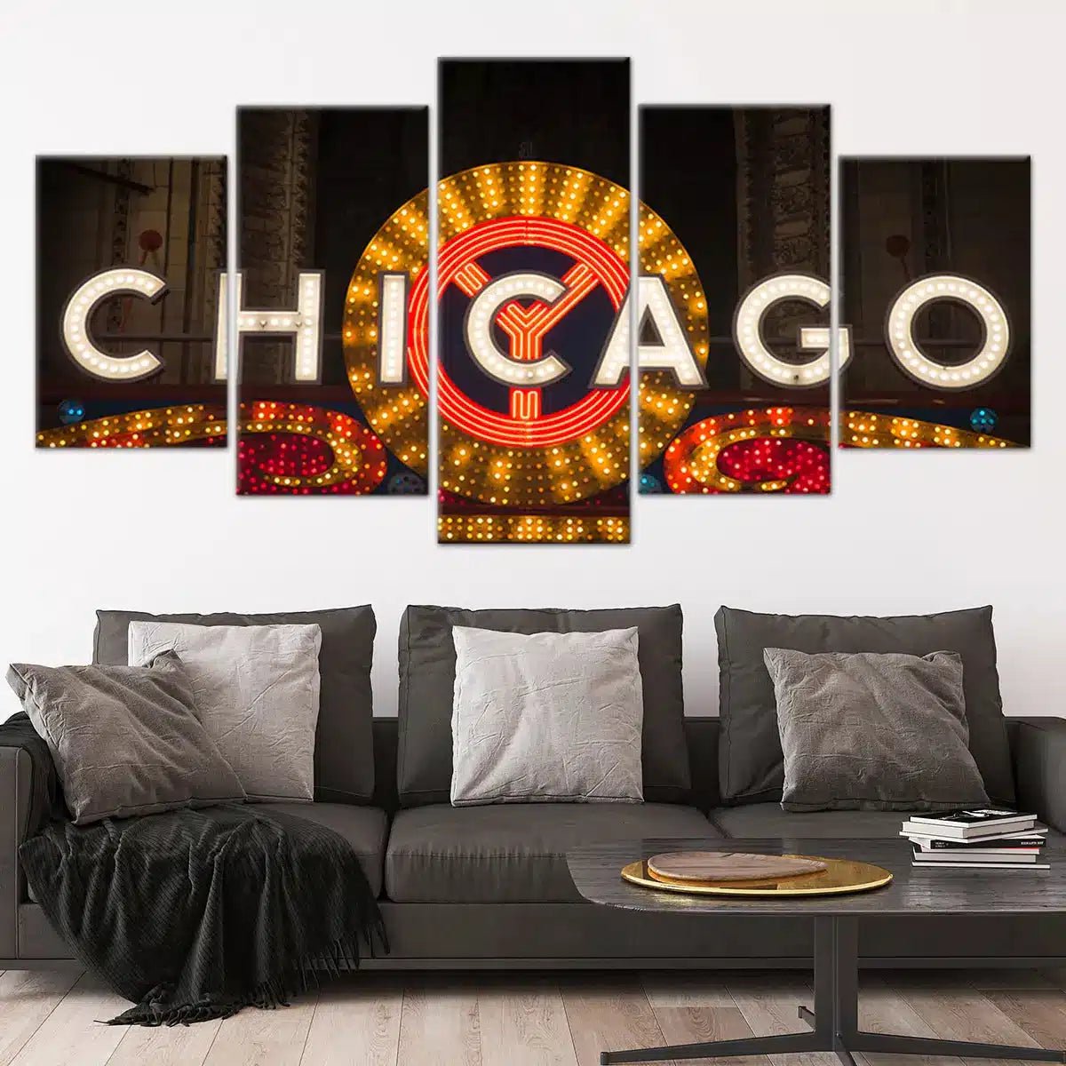 Chicago Theater Sign Wall Art Canvas-Stunning Canvas Prints