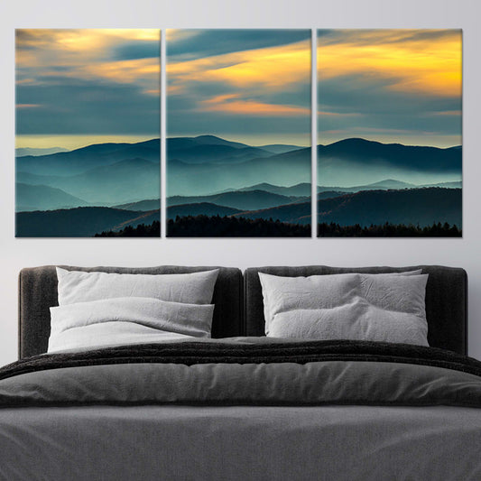 Clingsman Dome Sunset Wall Art Canvas-Stunning Canvas Prints