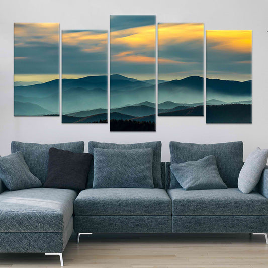 Clingsman Dome Sunset Wall Art Canvas-Stunning Canvas Prints