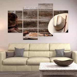 Cowboy Ensemble Wall Art Canvas Print-Stunning Canvas Prints