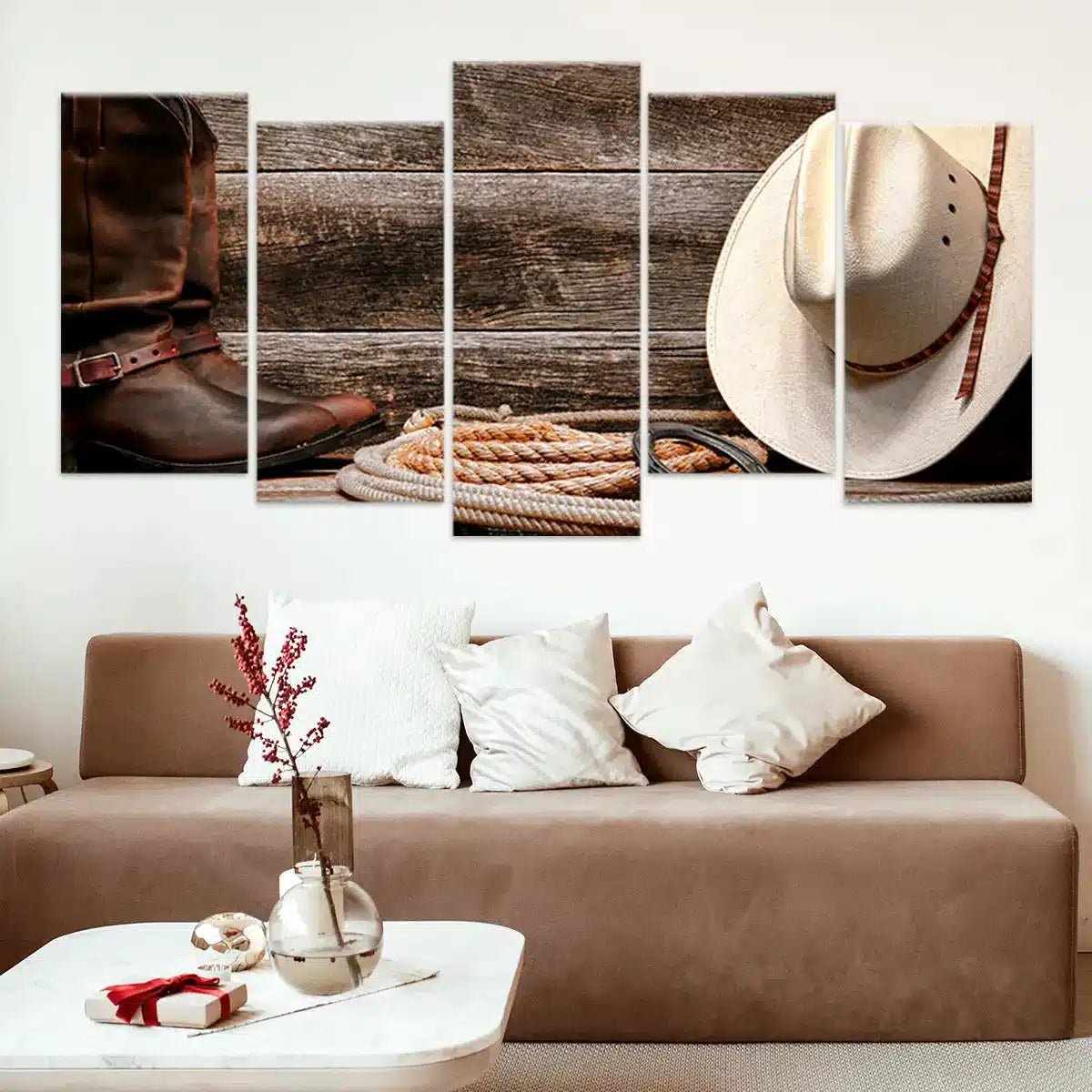 Cowboy Ensemble Wall Art Canvas Print-Stunning Canvas Prints