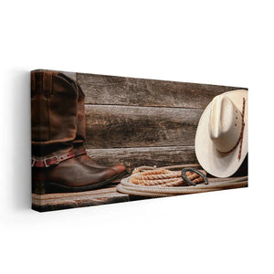 Cowboy Ensemble Wall Art Canvas Print-Stunning Canvas Prints