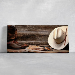 Cowboy Ensemble Wall Art Canvas Print-Stunning Canvas Prints