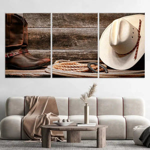 Cowboy Ensemble Wall Art Canvas Print-Stunning Canvas Prints