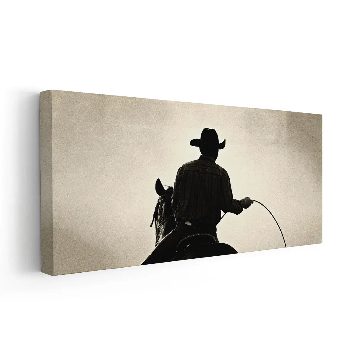 Rustic Cowboy Wall Art Canvas Print-Stunning Canvas Prints