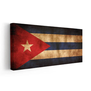 Cuban Flag Wall Art Canvas Print-Stunning Canvas Prints