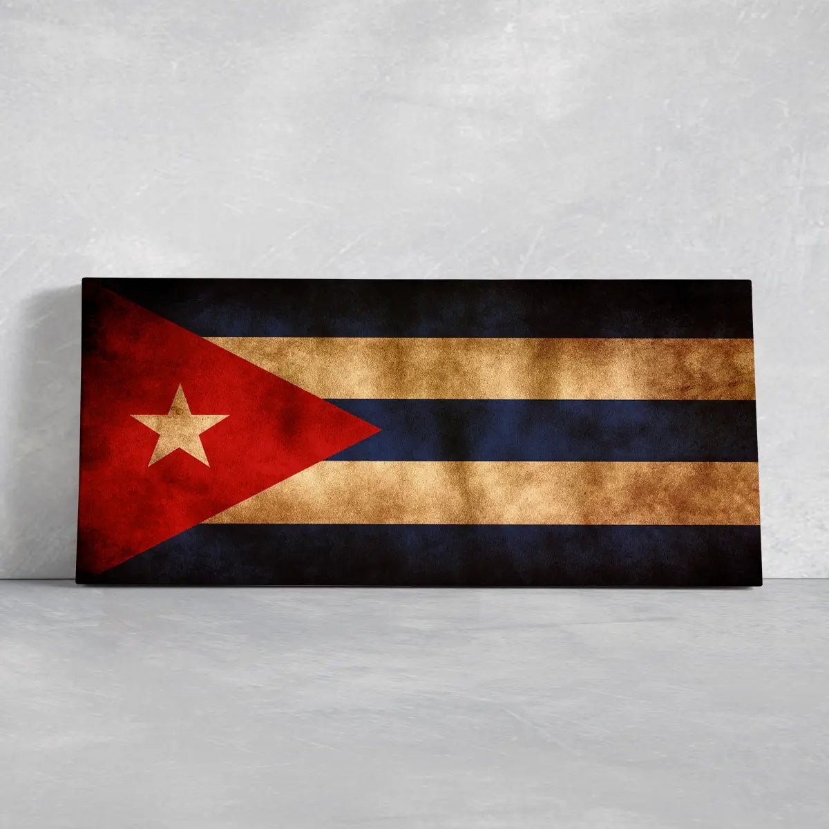 Cuban Flag Wall Art Canvas Print-Stunning Canvas Prints