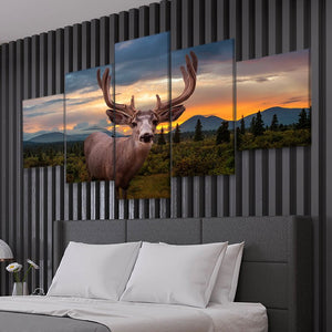 Majestic Bull Elk Wall Art Canvas-Stunning Canvas Prints