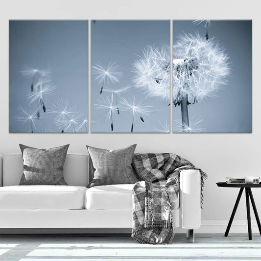 Flying Dandelion Wall Art Canvas Print-Stunning Canvas Prints