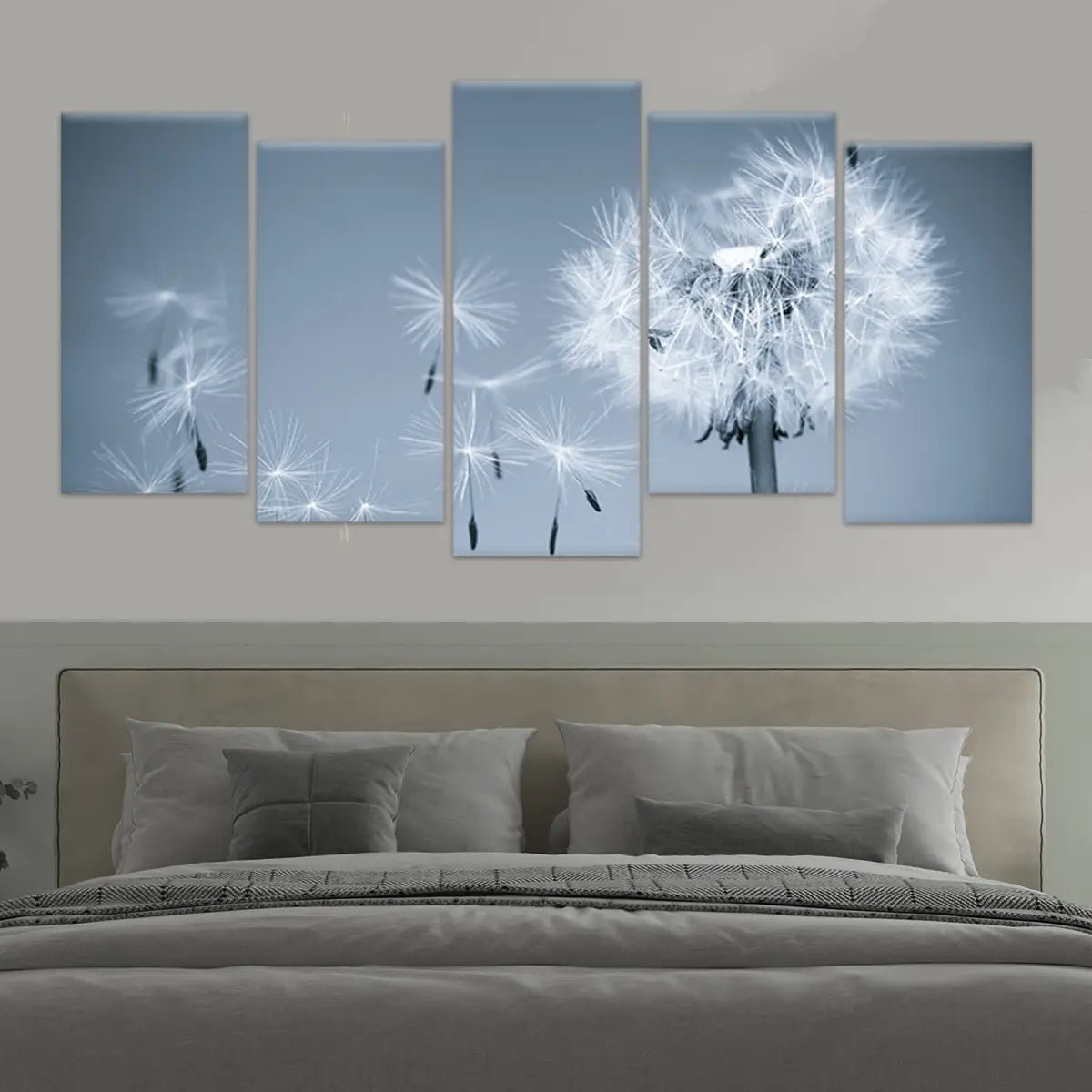 Dandelion Blowing Wall Art For Living Room | Stunning Canvas Prints